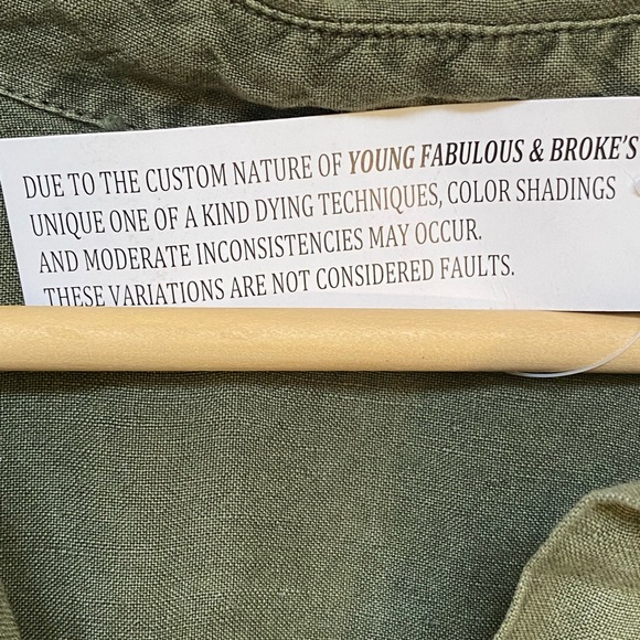 NWT Young Fabulous & Broke Utility Rumor Romper LG - Picture 8 of 9